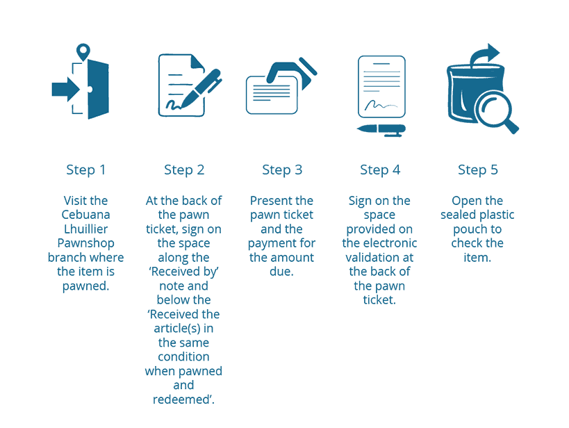 how to redeem pawned item • Cebuana Lhuillier