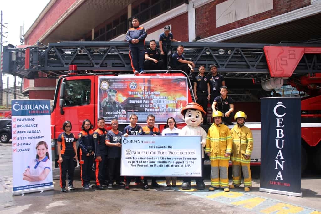 Cebuana Lhuillier insures Makati firefighters