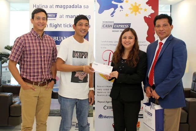 Ka-Cebuana senders won PH tickets from Cash Express