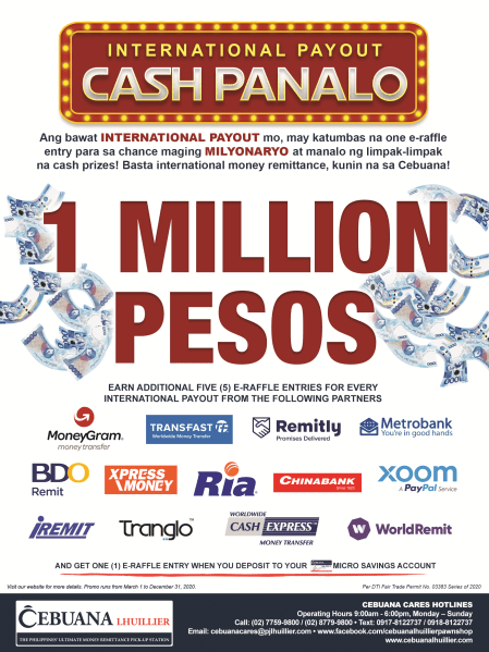 International Payout Cash Panalo