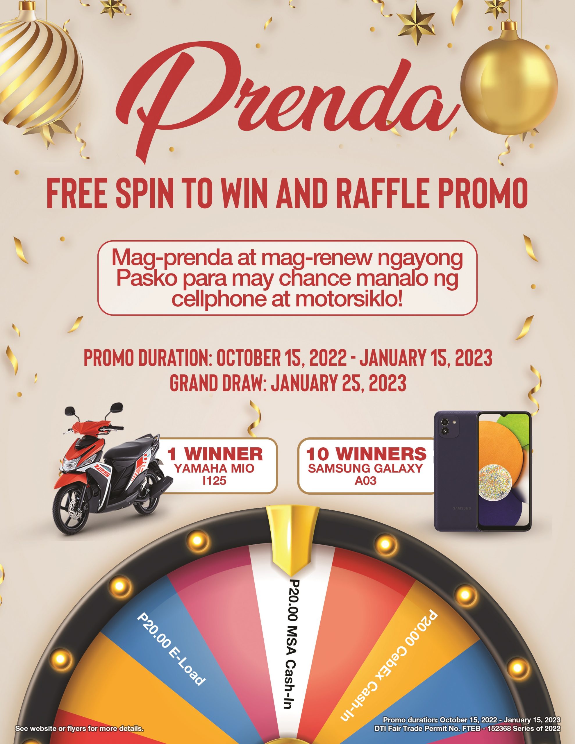 CEBUANA LHUILLIER FREE SPIN TO WIN & RAFFLE PROMO • Cebuana Lhuillier