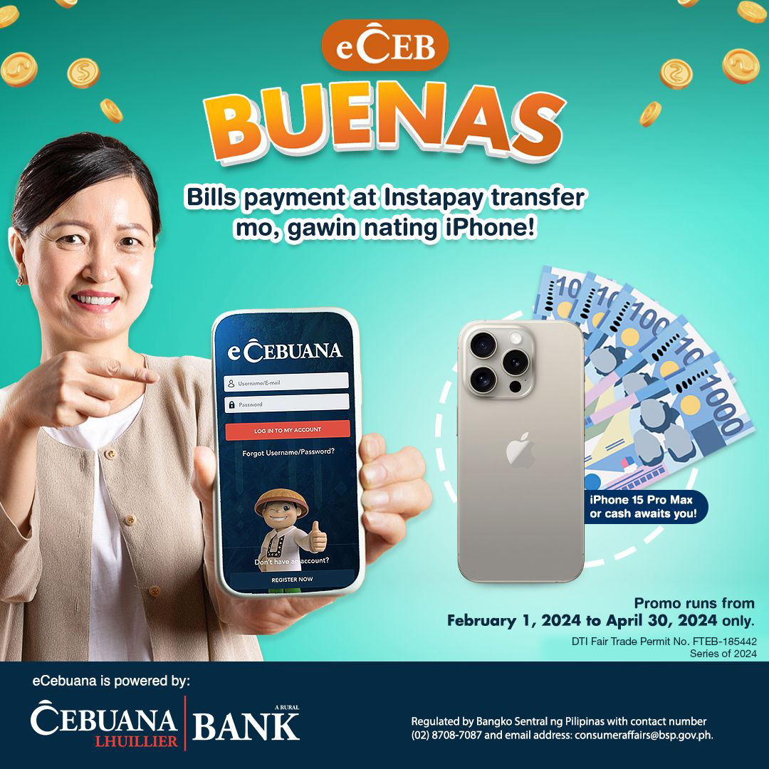 eCebuenas 3.0: Bills Pay and Instapay Raffle Promo • Cebuana Lhuillier ...