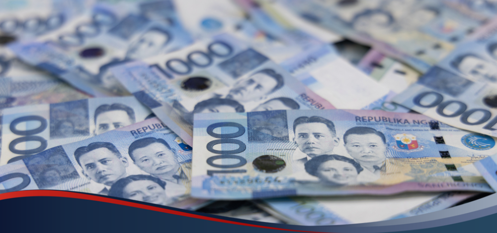 Photo of 1,000 peso bills